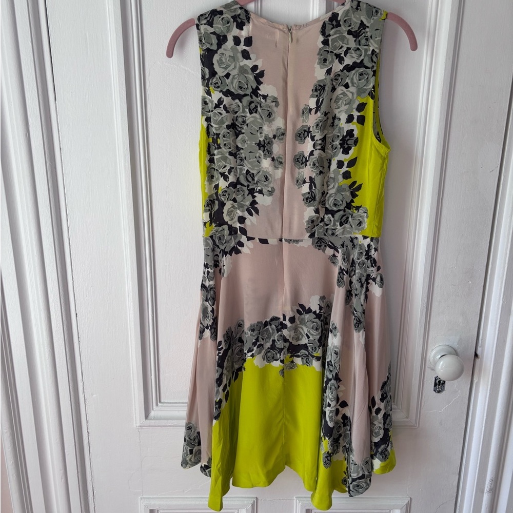 Shakuhachi 100% Silk Acid Bloom Kick Out Floral Sleeveless Dress Size Small - Picture 5 of 12